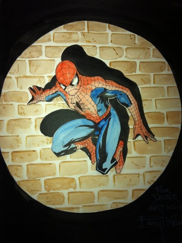 Spiderman par Barry Kitson - Dédicace