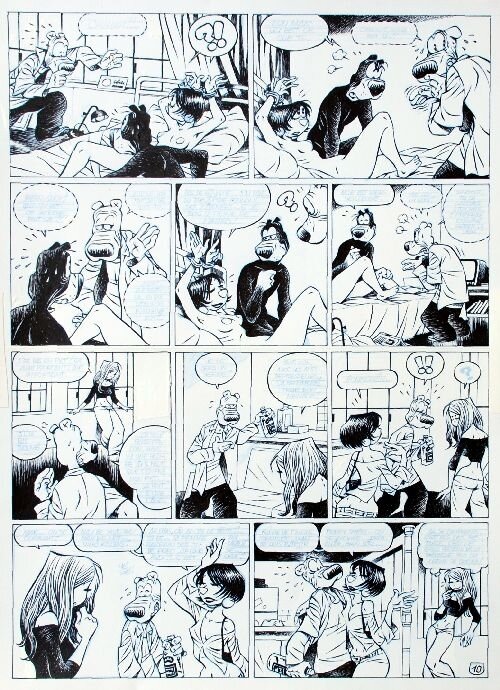 Ben RADIS, Max et Nina, T5 planche 10 - Planche originale