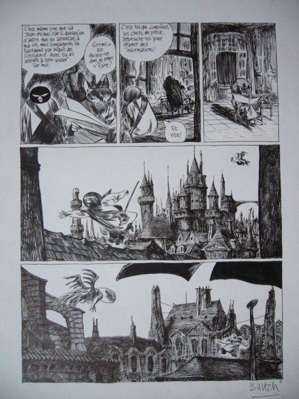 Blutch - Donjon Monsters #7 - Planche originale