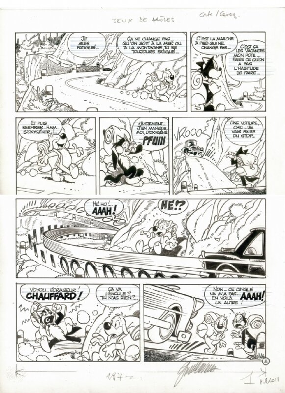 Cavazzano / Pif - Planche originale