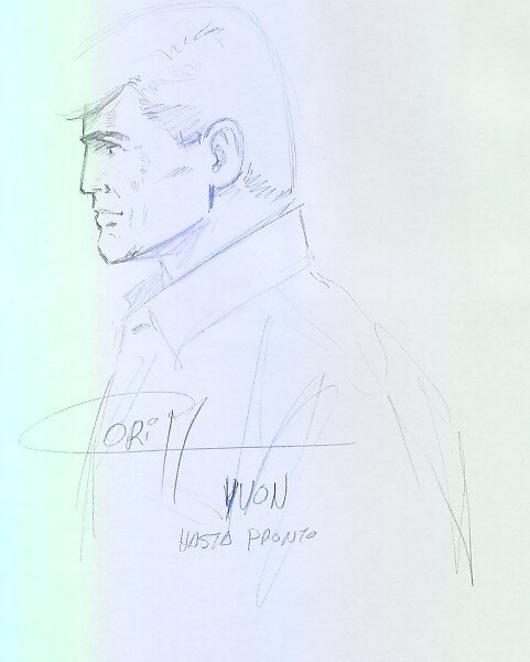 Coria - Bob Morane - Sketch