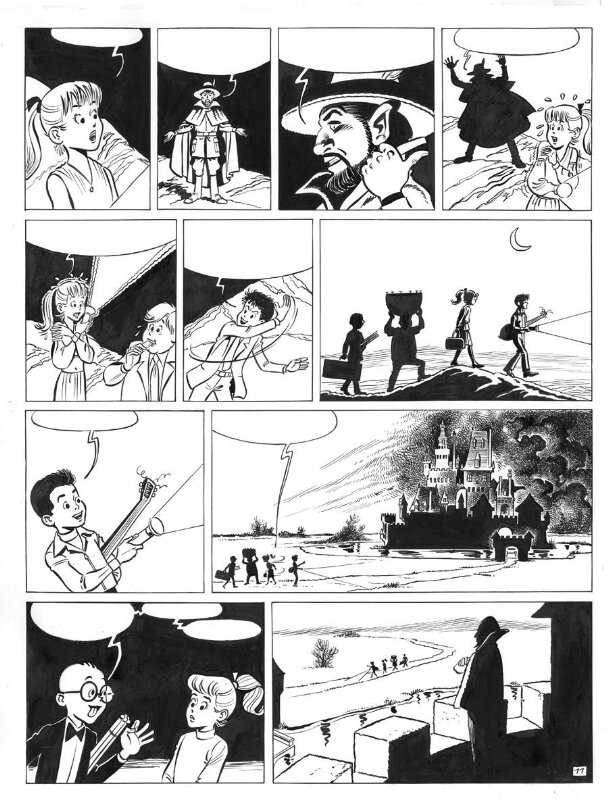 François Craenhals, Les 4 as - Le château maléfique - planche 11 - Comic Strip