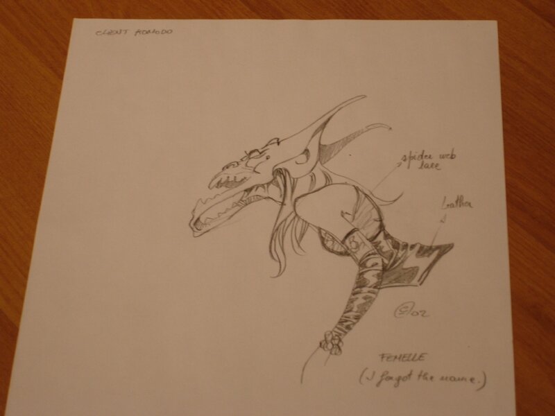 Crisse - Crayonné Axiomes (2) - Illustration originale