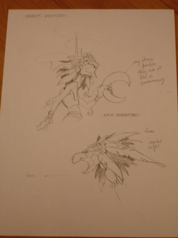 Crisse - Crayonné Axiomes (3) - Original Illustration