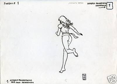 Dessin original Milo MANARA - Original Illustration