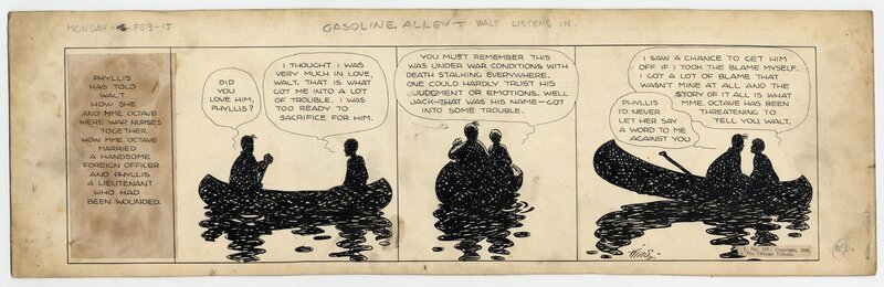 Frank King - Gasoline Alley daily 15-02-1926 - Planche originale