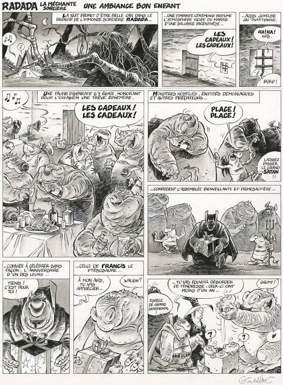 Gaudelette - Radada 3 Une bonne ambiance pl1 - Planche originale