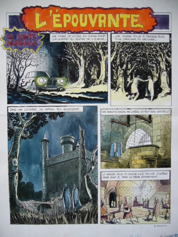 Goossens - Laisse autant le vent ... - Planche originale