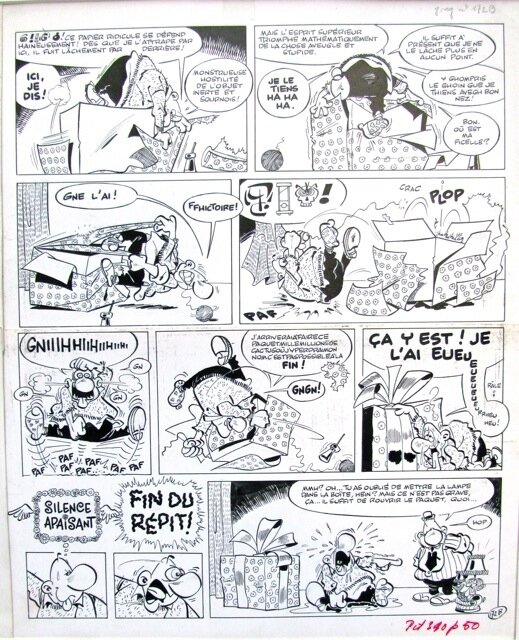 Greg - Achille Talon - Gag 172b - Planche originale