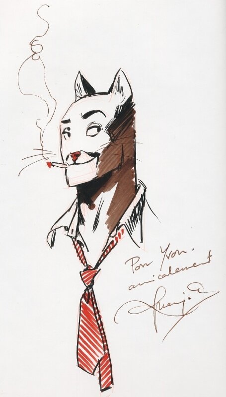 Guarnido - Blacksad - Dédicace