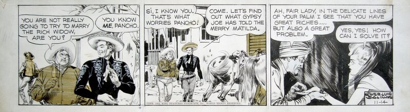José Luis Salinas - Cisco Kid 11-14-1952 - Comic Strip