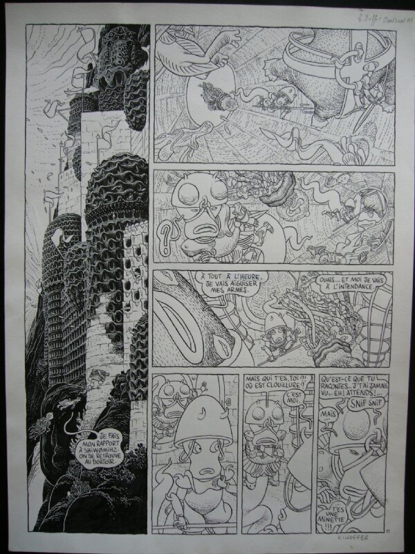 Killoffer - Donjon Monsters #9 - Planche originale