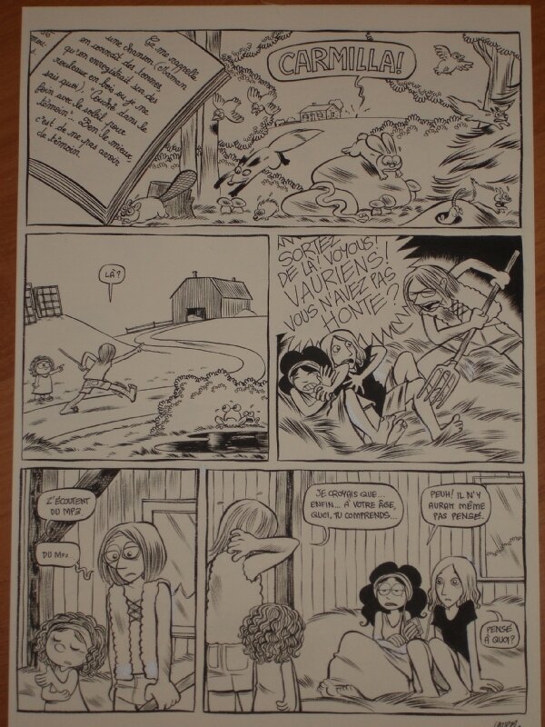Laurel (Laureline MICHAUT) - Le Journal de Carmilla Tome 3 - Comic Strip