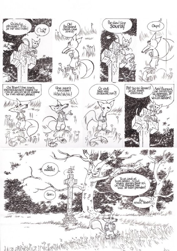 Martin / Le Roman de Renart - Planche originale