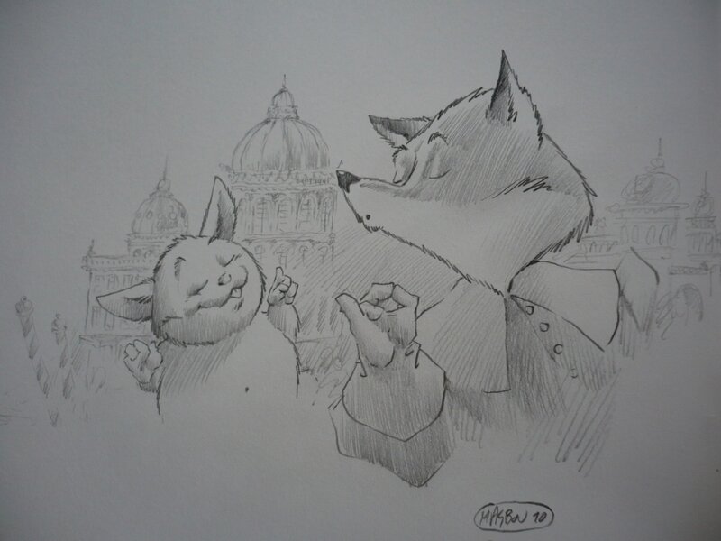 Masbou - De Cape et de Crocs - Sketch