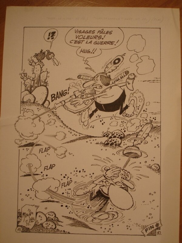 Ramon Monzon, Trap-Trappeur (page 9) - Planche originale