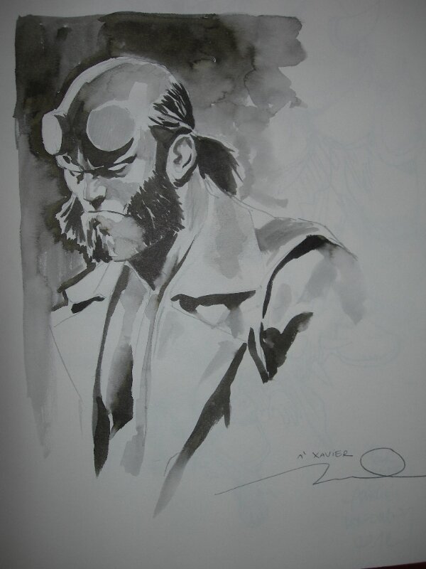 Hellboy par Gérald Parel - Dédicace