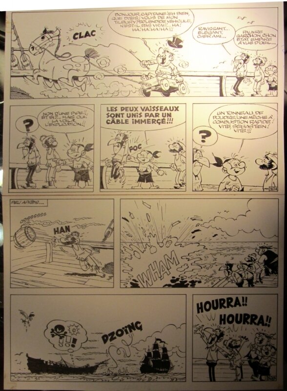 Remacle Marcel - Vieux-Nick et Barbe-Noire - planche - Comic Strip