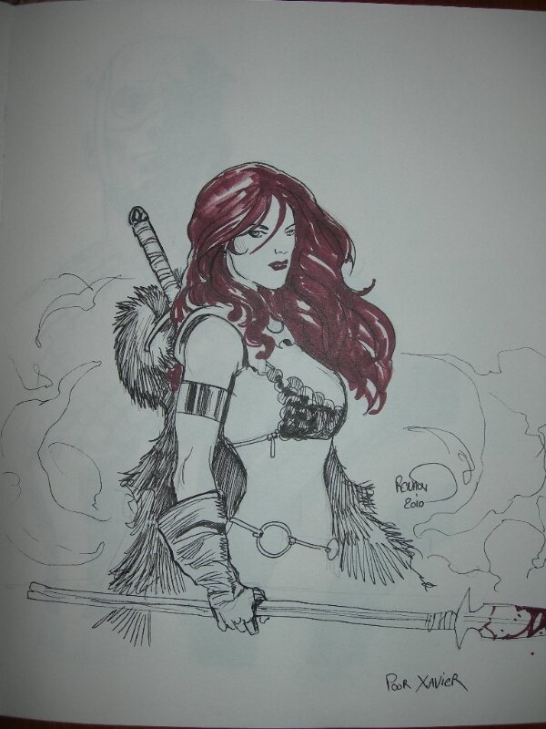 Red Sonja by Renaud - Sketch
