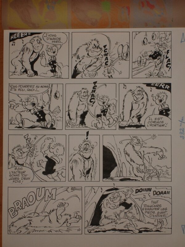 Bud Sagendorf, Popeye original encrée 25 - Comic Strip