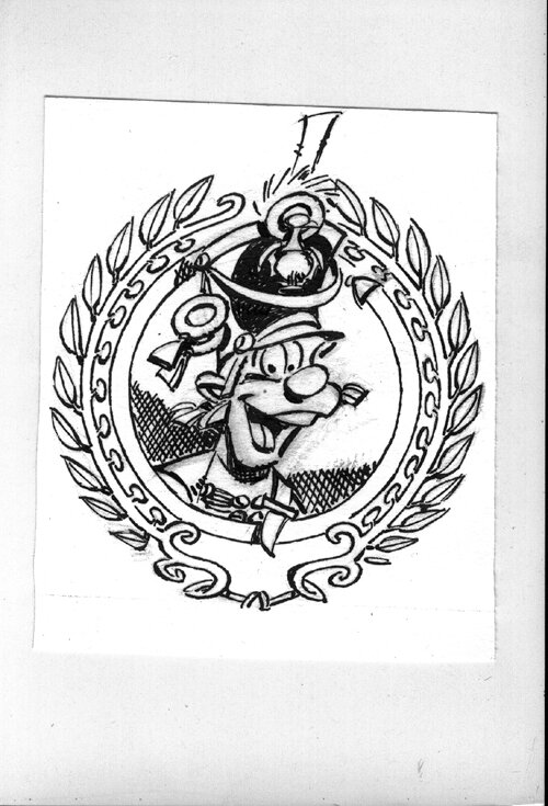 Sandron / Godaille et Godasse - Illustration originale