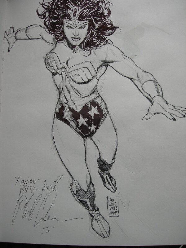 Wonder woman by Phil Winslade - Sketch