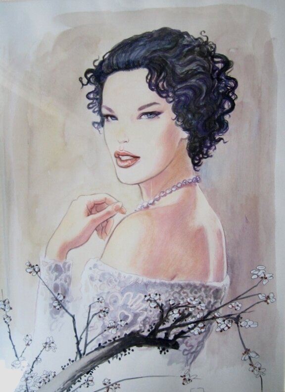 Manara pour Chanel - Illustration originale