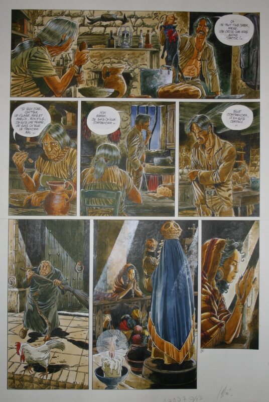 Tequila desperados par Jean-Claude Cassini - Planche originale
