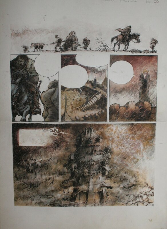 layna par René Hausman - Planche originale