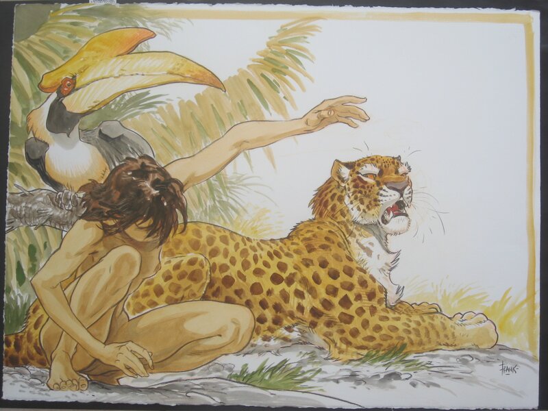 Frank Pé, Dans l'univers de Zoo - Original Illustration