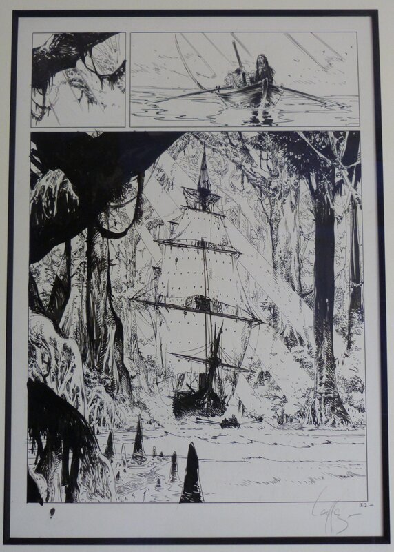 Mathieu Lauffray, Xavier Dorison, Long John Silver, Le Labyrinthe d'émeraude (T.3), Planche 32 - Comic Strip