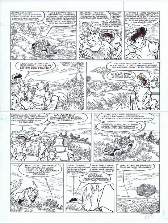 Jimmy Tousseul par Daniël Desorgher - Planche originale