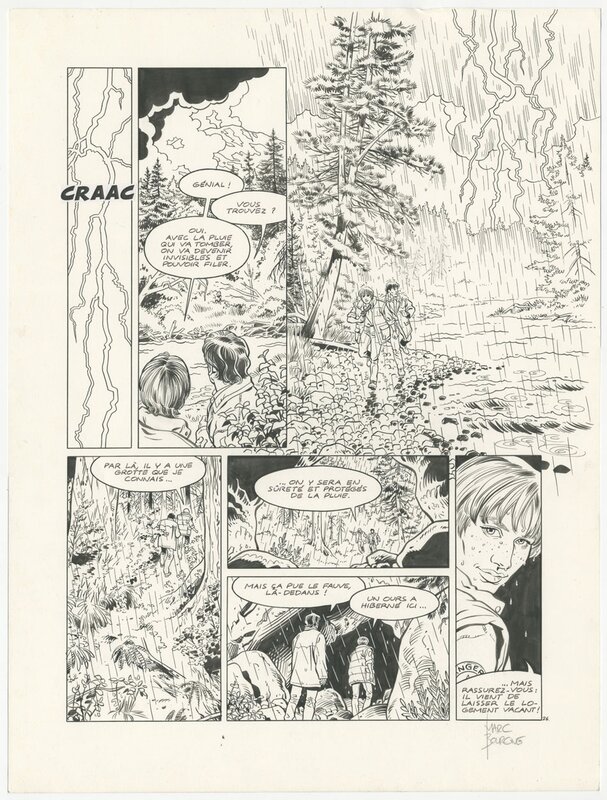 Marc Bourgne - Frank Lincoln 3 page 26 - Planche originale