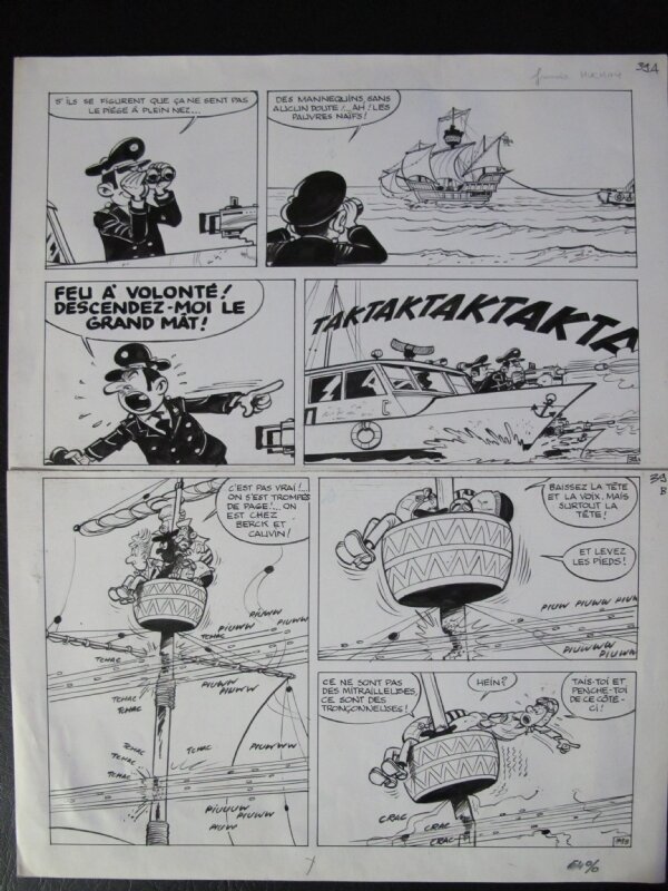 Francis - Capitaine Lahuche - Comic Strip