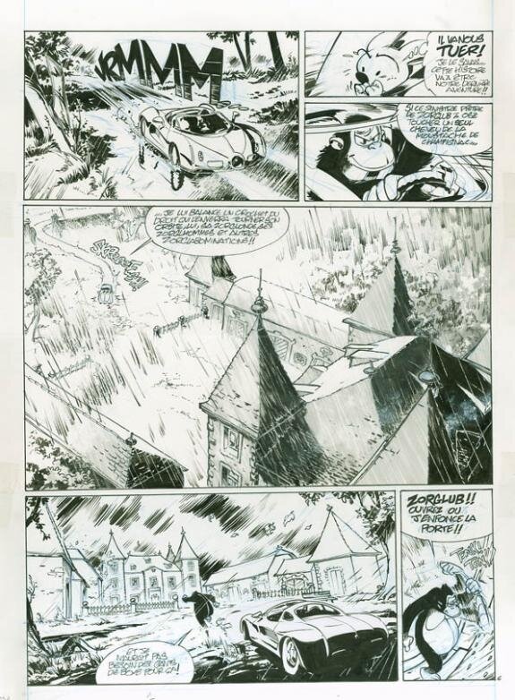 Munuera  Spirou T50  Pl 6 - Planche originale Munuera  Spirou T50  Pl 6 - Planche originale