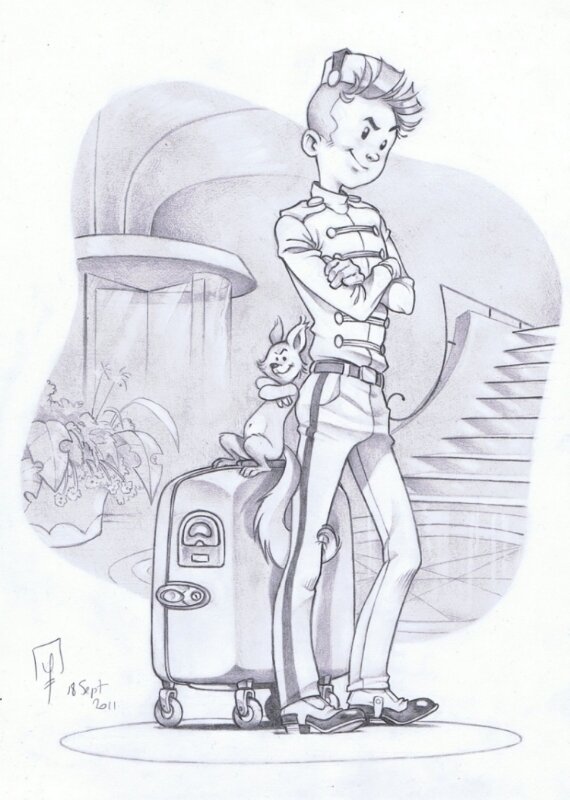 For sale - You - Spirou et Spip - Original Illustration