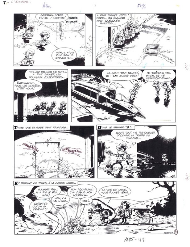 Pierre Seron, Les PETITS HOMMES: L'EXODE p. 7 - Comic Strip