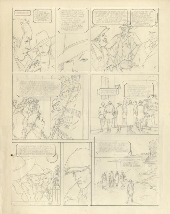 Dethorey - louis la Guigne - Original art
