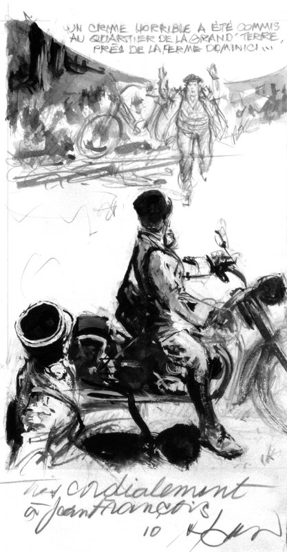 Follet - L'affaire Dominici - Original art