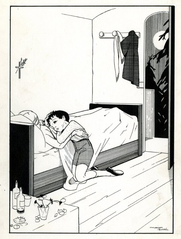 Iessel - Dadou gosse de Paris - Original Illustration