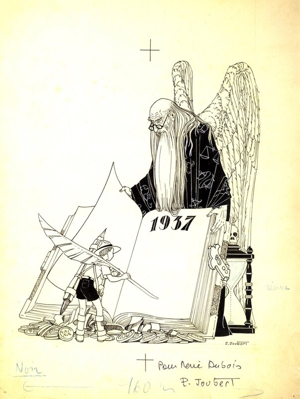 Joubert - Couverture Scout de France - 1937 - Original Cover