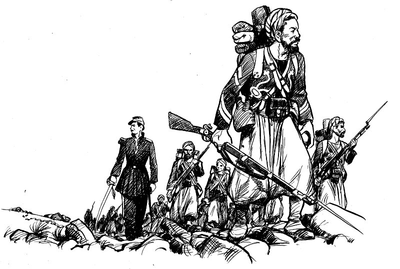 Joubert - Soldats de France - 1985 - Illustration originale