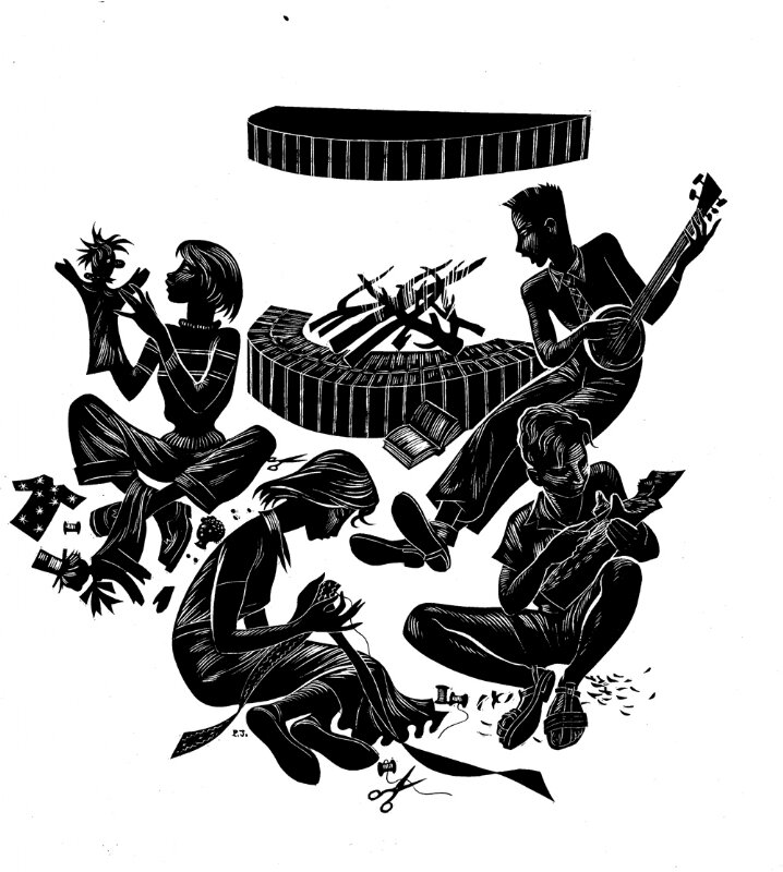 Joubert - Vie Active - 1953 - Original Illustration