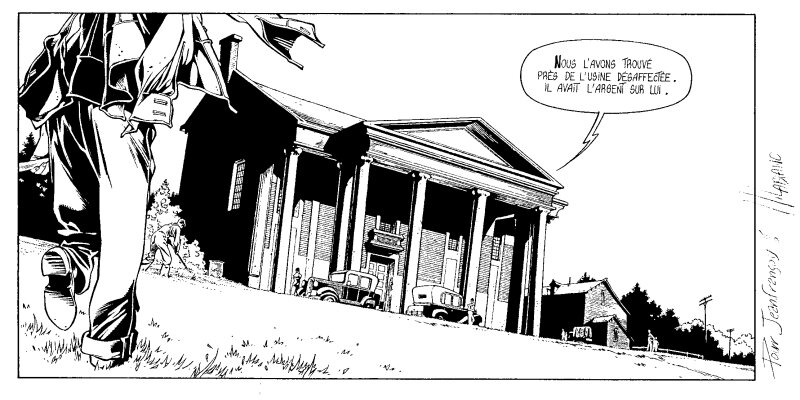 Labiano - Dixie road - Planche originale