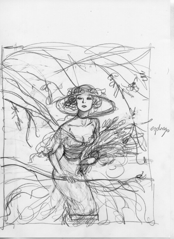 Miralles - Djinn by Ana Mirallès - Original art