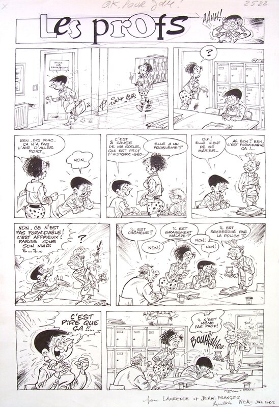 Pica - Les Profs - Comic Strip