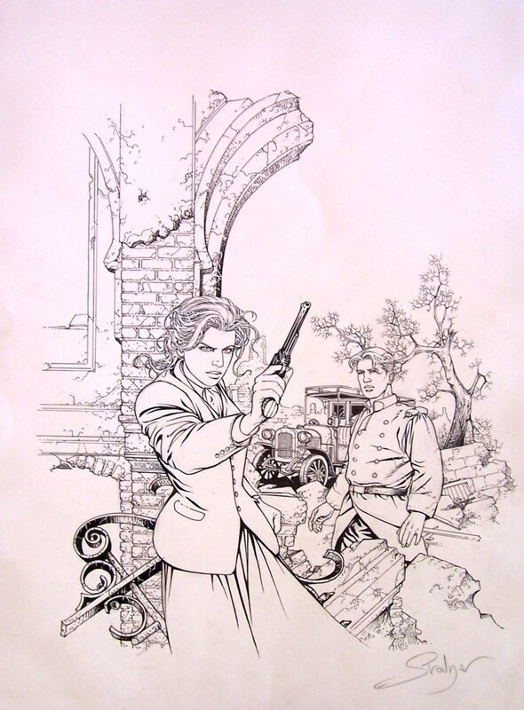 Stalner - La Croix de Cazenac - Original Illustration