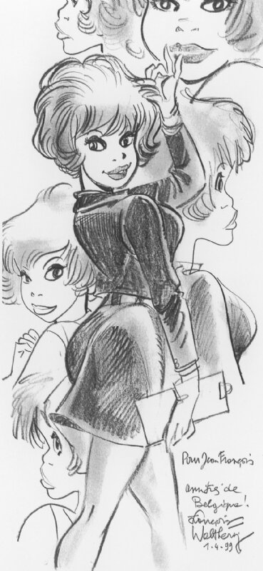 Walthéry - Natacha - Sketch