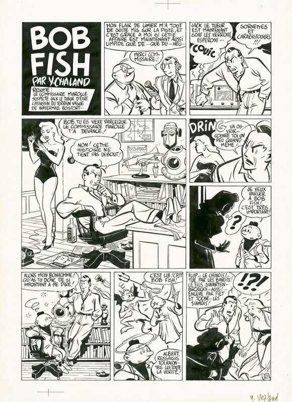 Chaland - Bob Fish - Comic Strip