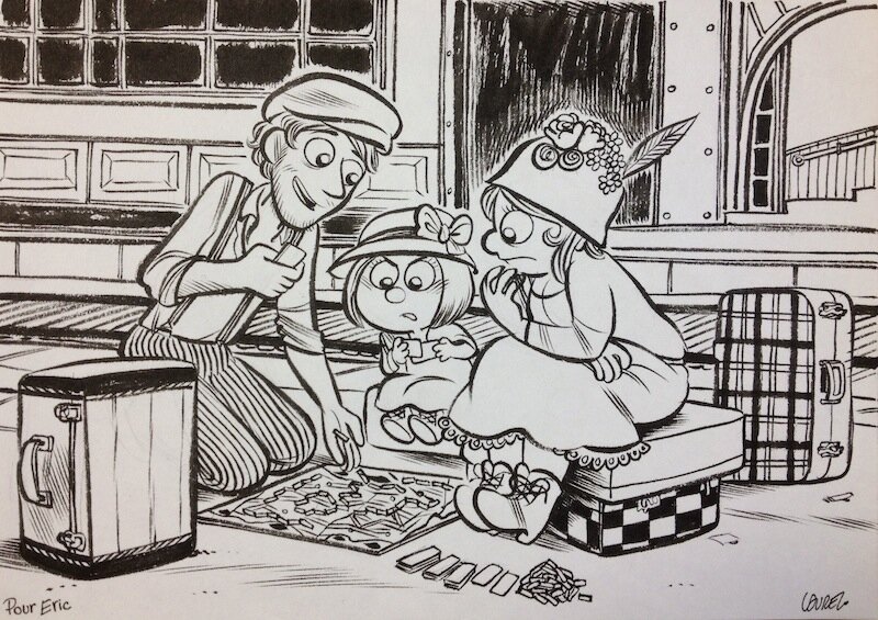 Laurel - Les Aventuriers du Rail - Original Illustration